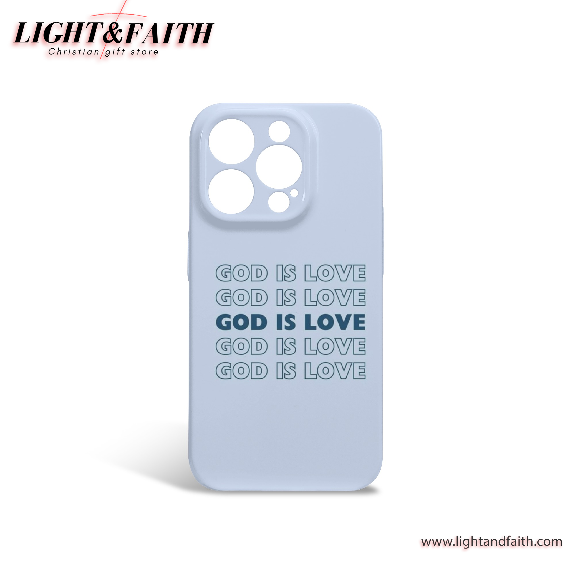 God Is Love Phone Case, Christian Phone Case, Bible Verse Phone Case, Religious Gift, PCLAF35